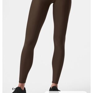 ALO Yoga High-Rise Brown Stretch Leggings